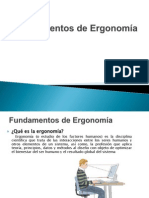 Fundamentos de Ergonomía