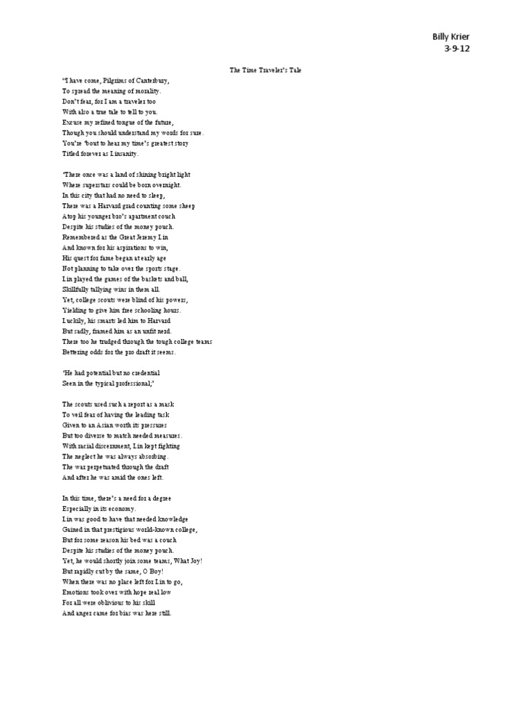 The Time Traveler S Tale Pdf