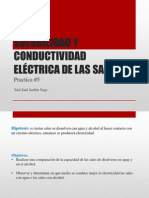 SOLUBILIDAD Y CONDUCTIVIDAD ELÉCTRICA DE LAS SALES