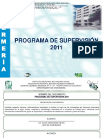 PROGRAMA DE SUPERVISIÓN 2011
