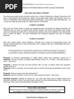 A0001 - tabelas de derivadas e integrais básicas