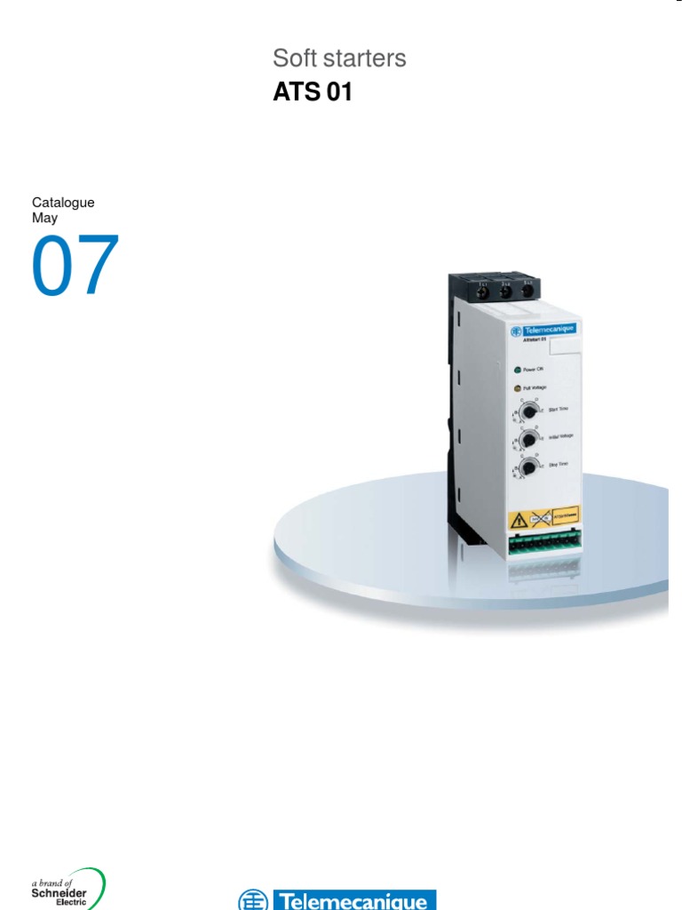 Altistart 01 Catalogue | Electromagnetic Compatibility | Power Supply