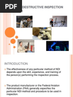 Nondestructive Inspection (Ndi)