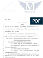 HB 3918 - Needmore Ranch Municipal Utility District