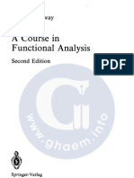 A Course in Functional Analysis (Conway)