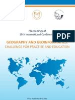 Geography and Geoinformatisc: Challenge For Practise and Education