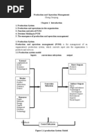 Chapter 1 Production and Operation Management