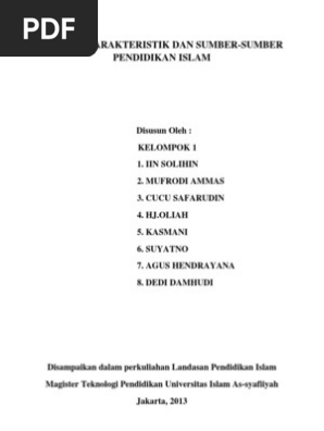 Makalah Landasan Pendidikan Islam
