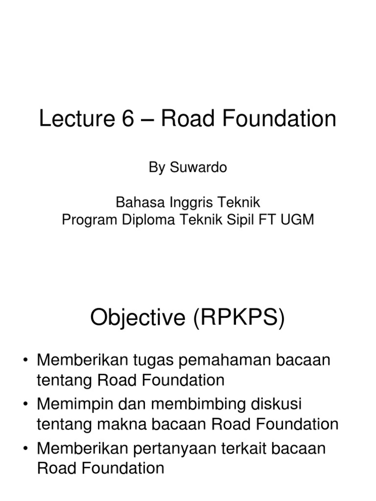 Road Foundation and Pavement Types | PDF | Road Surface | Building ...