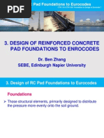 Design of Pad Foundations According To EC2