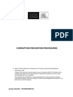 Corruption Prevention Procedures Australia