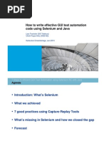 GUI Tests Selenium Java