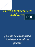 poblamiento de américa