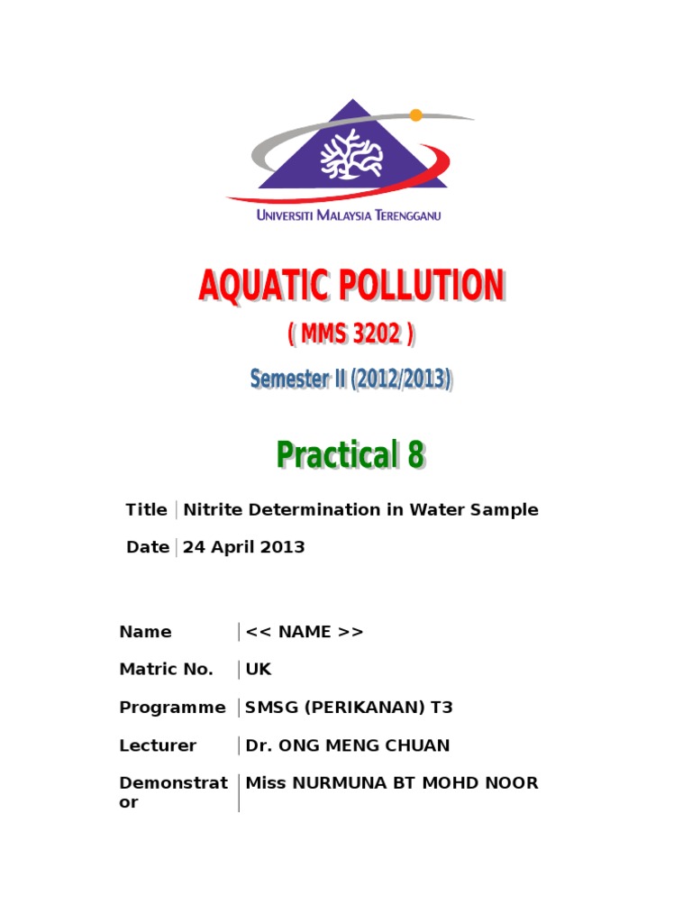 Practical 8 Template - SMSG Perikanan | PDF