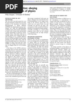 Exercise Prescription