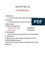 Activity No. 10 - Networking
