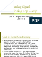 U VLecture3AnalogSignalConditioning