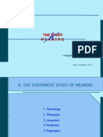Chapter I (The Study of Meaning)