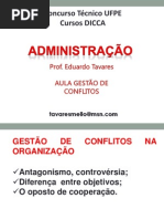 gestão de conflitos