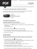 Uso remoto em uma rede privada (usando a rede Wi-Fi do sistema PS3™) _ PlayStation®Vita Guia do usuário