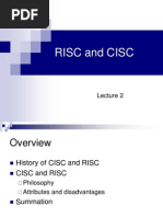 Risc and Cisc