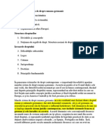 Tema. Marele Sistem de Drept Romano-Germanic Apariţia Si Dezvoltarea Istorica