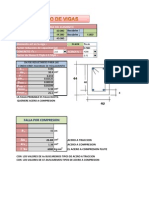 Hoja de Calculo DISEÑO DE SECCIONES DE VIGAS