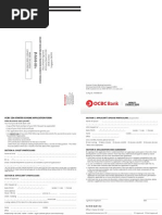 Ocbc Cda a4 Online Form