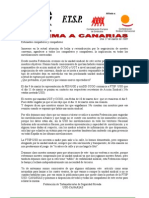 Carta de La FTSP Uso-Canarias