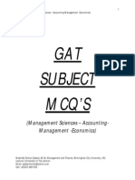GAT Subject (Management Sciences)