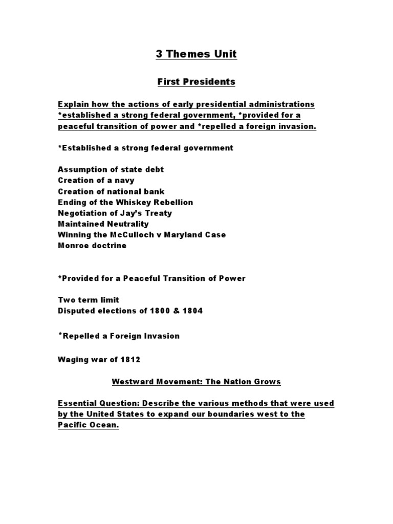 Three Themes in History PDF