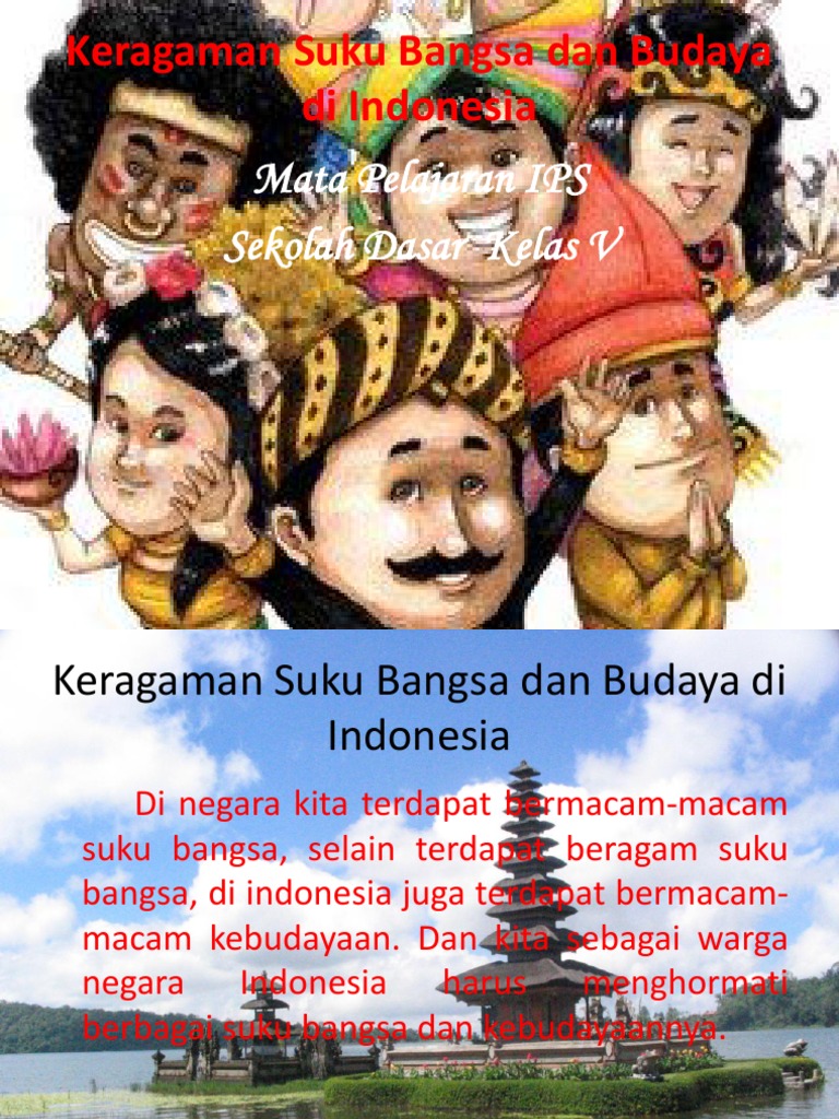 Materi ips kelas 4 keragaman suku bangsa dan budaya