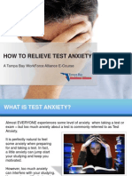 How To Relieve Test Anxiety: A Tampa Bay Workforce Alliance E-Course
