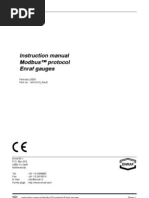 Instruction Manual Modbus Protocol Gauges