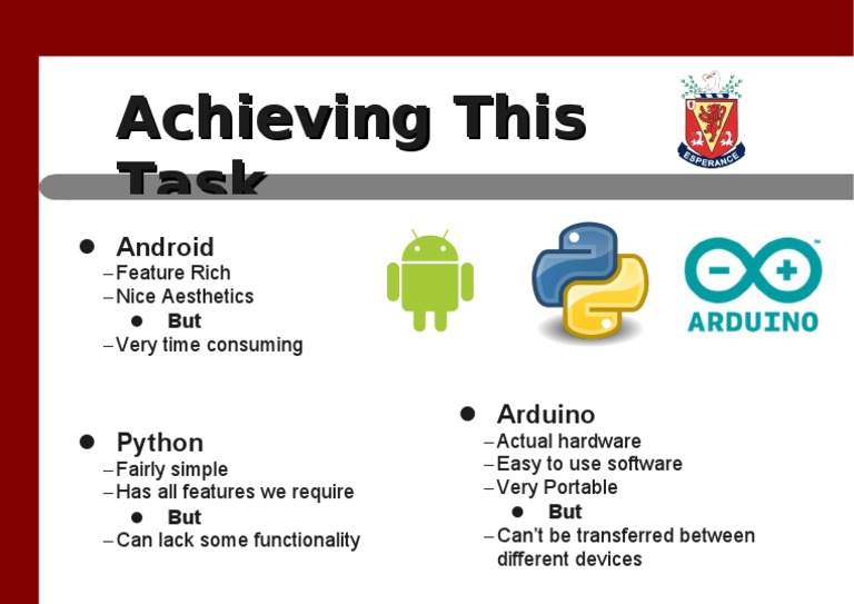 Comparing Android, Python, and Arduino | PDF