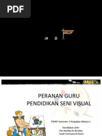 Peranan Guru Pendidikan Seni Visual