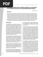 Download Manejo y tratamiento de residuos qumicos en el Laboratorio de Qumica General de la Universidad Simn Bolvar Leonarda Carrillo by Investigacin Universitaria Multidisciplinaria SN13757884 doc pdf