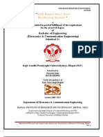 GSM Based Heart Beat Monitoring System