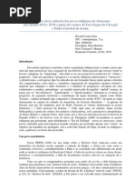 Texto PROVA I - Índios de CArvajal e Acuña