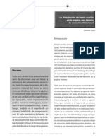 La Distribución Del Texto Escrito en La Página: Una Técnica de Comunicación Visual