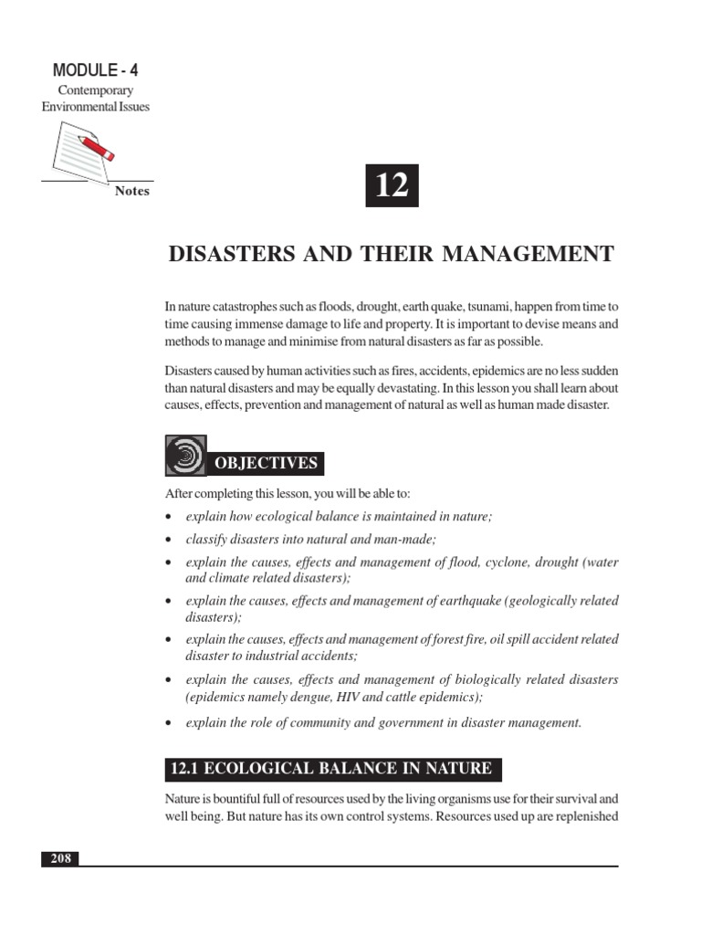 Understanding Disaster Management Types | PDF