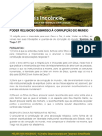 Poder Religioso Submisso à Corrupção do Mundo