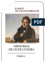 Chateaubriand Francois - Memorias - De Ultratumba Vol 1