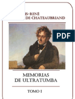 Chateaubriand Francois - Memorias - de Ultratumba Vol 1
