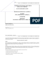 Contenidos y Guia Programatica de Etica en Formato Utch PDF