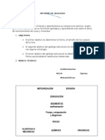 Informe de Geologia