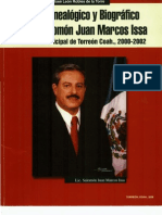 Perfil Genealógico y Biológico Del Lic. Salomón Juan Marcos Issa