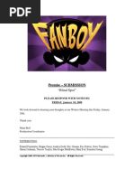 Download Fanboy  Chum Chum Premise BlindSpot 011508 by Fred Seibert SN13760602 doc pdf