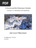 Cyberwar and The Deterrence Calculus: Assessing A U.S.-China Balance in The Digital Realm