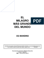 Og Mandino El Milagro Mas Grande Del Mundo